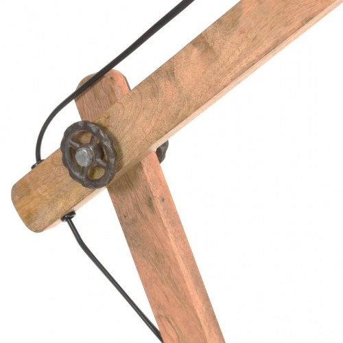Industriel skrivebordslampe 58x18x90 cm E27 rund hvid