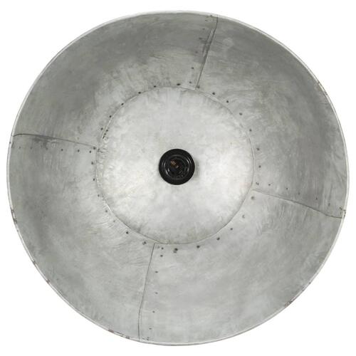 Hængelampe 25 W rund 48 cm E27 sølvfarvet
