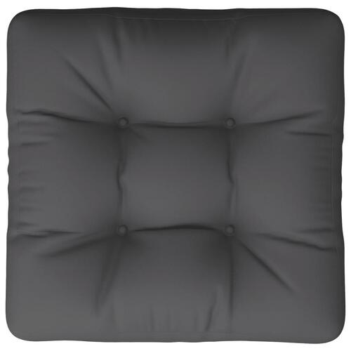 Pallehynde 60x61,5x10 cm stof antracitgrå