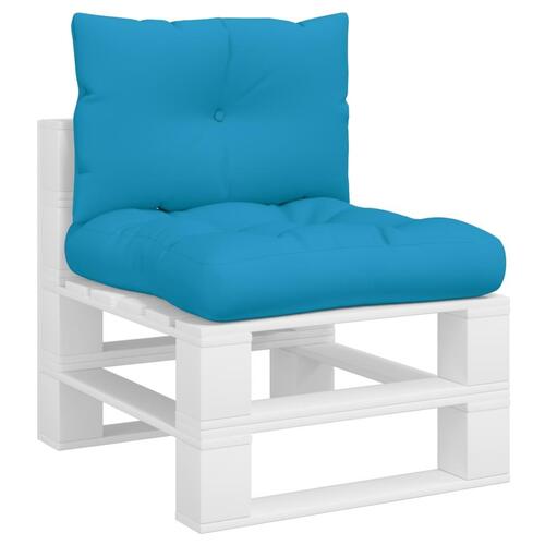Pallehynder 2 stk. stof blå
