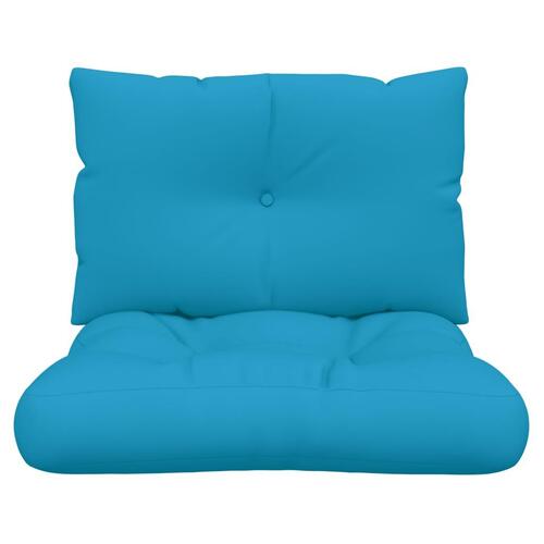Pallehynder 2 stk. stof blå