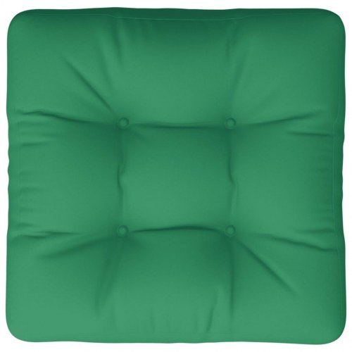 Pallehynde 60 × 60 × 12 cm - stof, grøn
