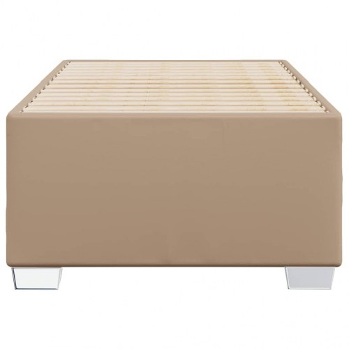 Sengeramme i kunstlæder 100 x 200 cm - cappuccino