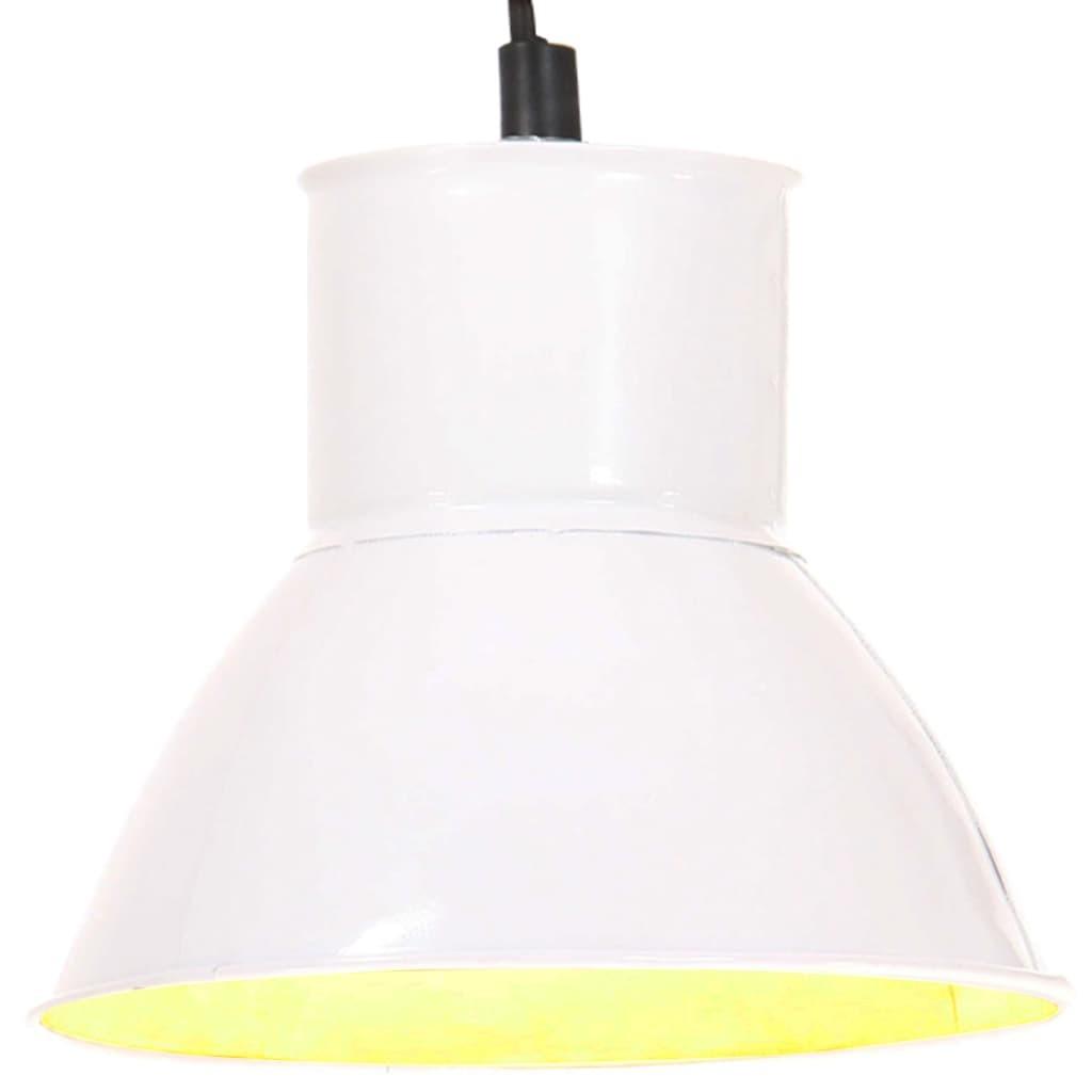 Hængelampe 25 W rund 17 cm E27 hvid