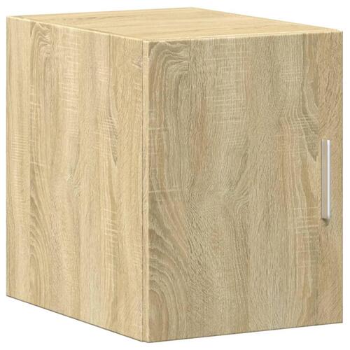 Skab 30x42,5x225 cm smalt konstrueret træ sonoma-eg