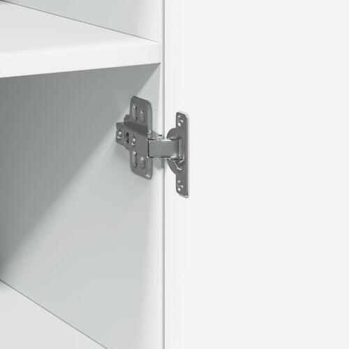 Skab 40x42,5x225 cm smalt konstrueret træ hvid