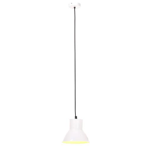 Hængelampe 25 W rund 17 cm E27 hvid