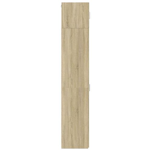 Skab 40x42,5x225 cm smalt konstrueret træ sonoma-eg