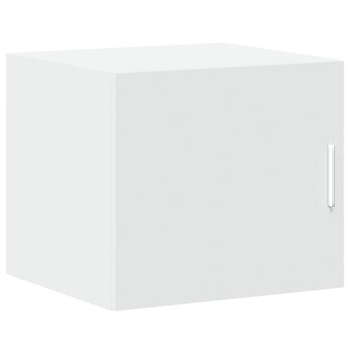 Skab 45x42,5x225 cm smalt konstrueret træ hvid