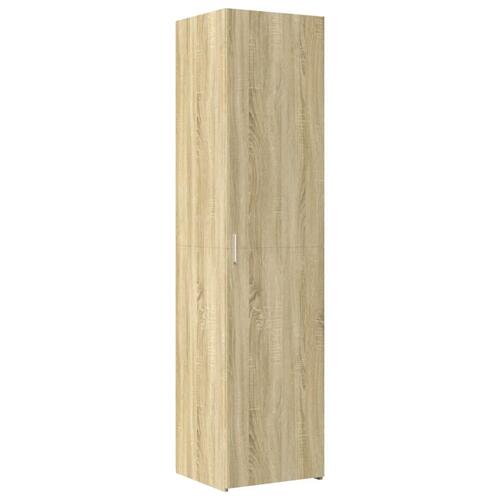 Skab 45x42,5x225 cm smalt konstrueret træ sonoma-eg
