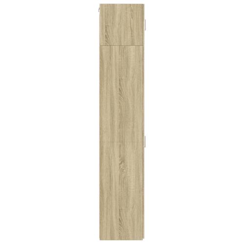 Skab 45x42,5x225 cm smalt konstrueret træ sonoma-eg