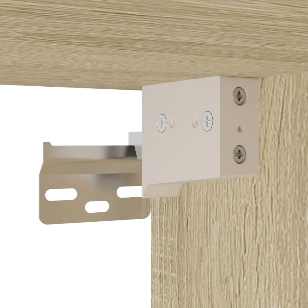 Skab 80x42,5x225 cm konstrueret træ sonoma-eg