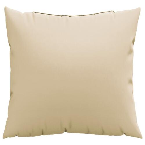Sofapuder 4 stk. 60x60 cm stof beige