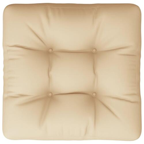 Pallehynde 50x50x12 cm stof beige