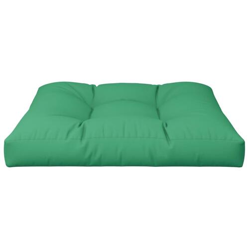 Pallehynde 80x80x12 cm stof grøn