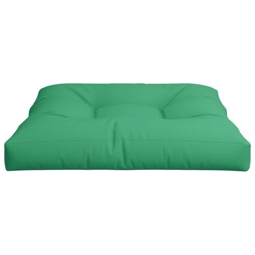 Pallehynde 80x80x12 cm stof grøn