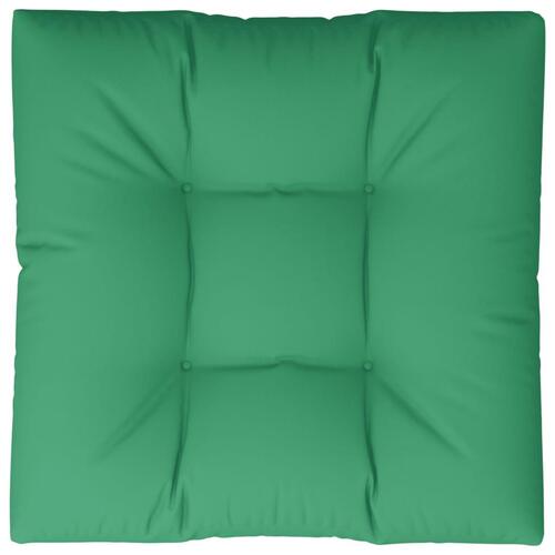 Pallehynde 80x80x12 cm stof grøn
