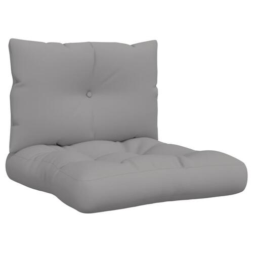Pallehynder 2 stk. stof grå