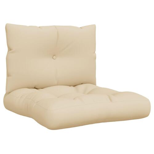 Pallehynder 2 stk. stof beige