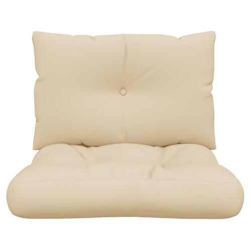 Pallehynder 2 stk. stof beige