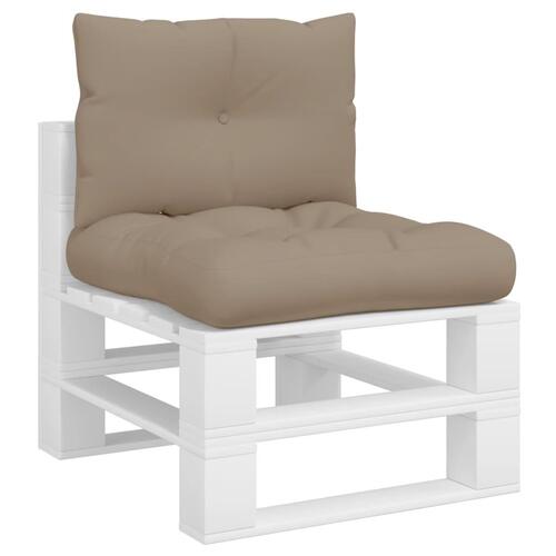Pallehynder 2 stk. stof gråbrun
