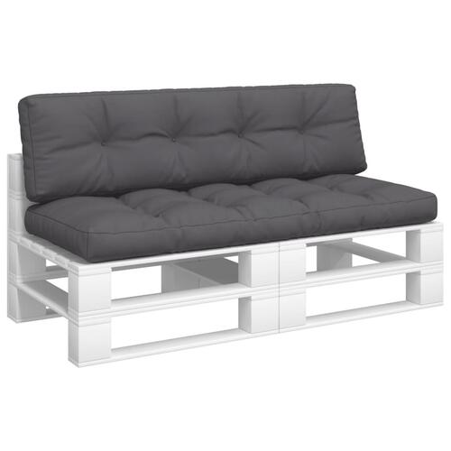 Pallehynder 2 stk. stof antracitgrå