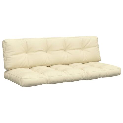 Pallehynder 2 stk. stof cremefarvet