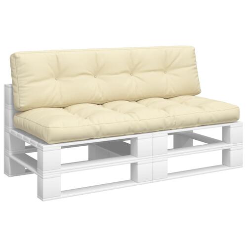 Pallehynder 2 stk. stof cremefarvet