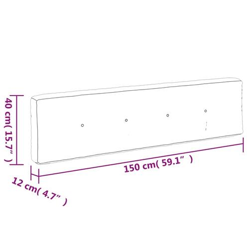 Pallehynder 2 stk. stof cremefarvet