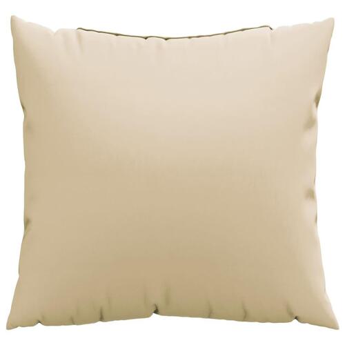 Sofapuder 4 stk. 50x50 cm stof beige