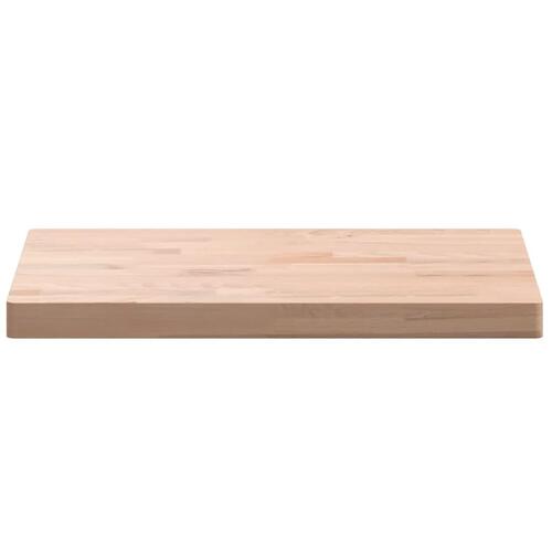 Bordplade til badeværelse 60x40x4 cm massivt bøgetræ