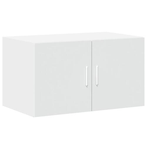 Opbevaringsskab 70x42,5x225 cm konstrueret træ hvid