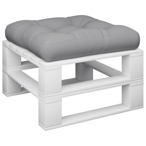 Pallehynde 60x60x12 cm stof grå