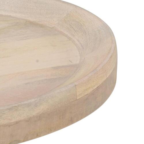 Sidebord Ø50x55 cm massivt mangotræ