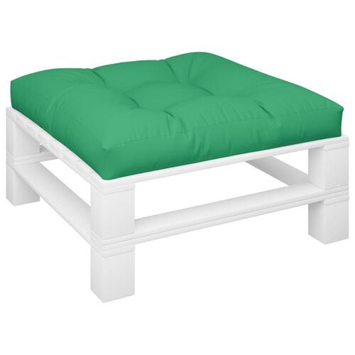 Pallehynde 70x70x12 cm stof grøn