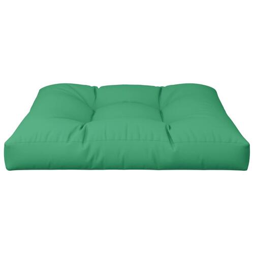 Pallehynde 70x70x12 cm stof grøn