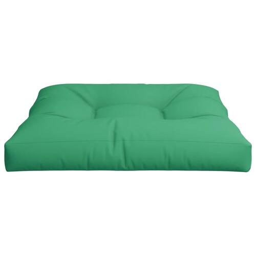 Pallehynde 70x70x12 cm stof grøn