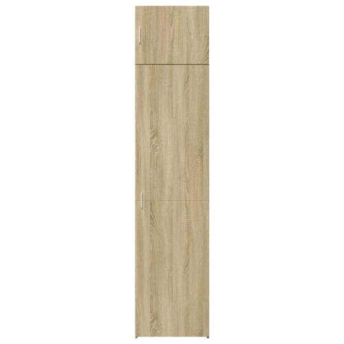 Skab 50x42,5x225 cm smalt konstrueret træ sonoma-eg