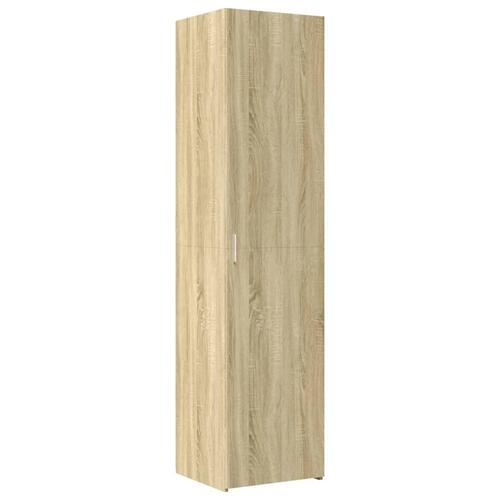 Skab 50x42,5x225 cm smalt konstrueret træ sonoma-eg