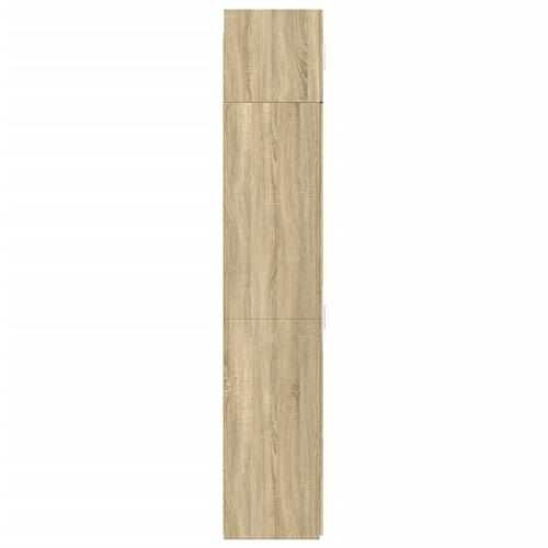 Skab 50x42,5x225 cm smalt konstrueret træ sonoma-eg