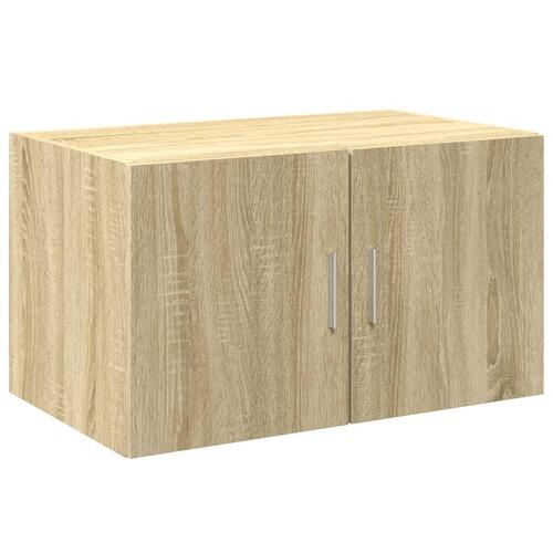 Skab 70x42,5x225 cm smalt konstrueret træ sonoma-eg