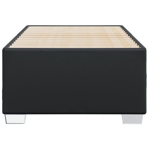 Sengeramme 90 x 200 cm i sort kunstlæder