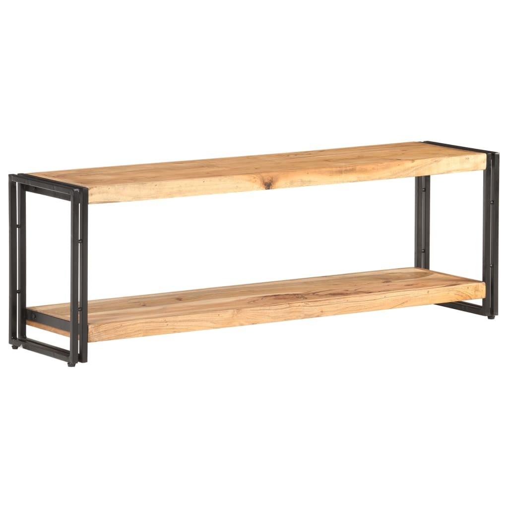 Tv-skab 120x30x40 cm massivt akacietræ