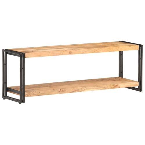 Tv-skab 120x30x40 cm massivt akacietræ