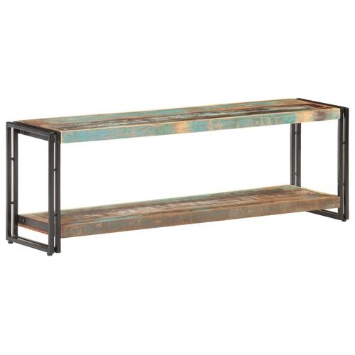 Tv-skab 120x30x40 cm massivt genbrugstræ