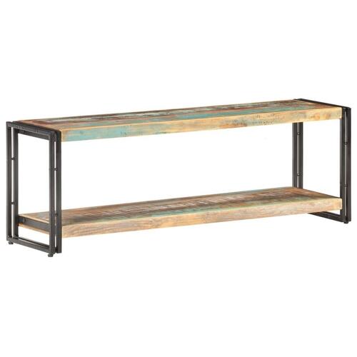 Tv-skab 120x30x40 cm massivt genbrugstræ