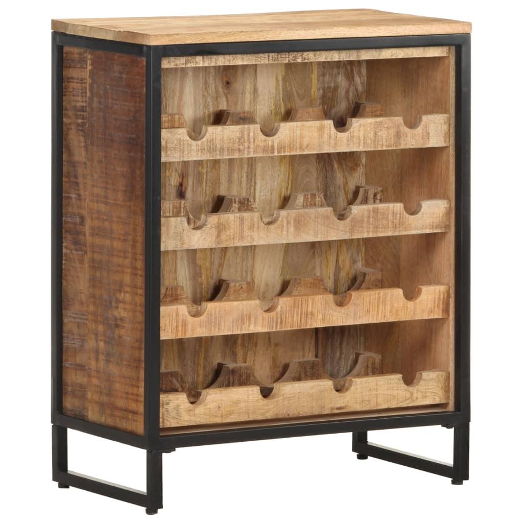 Vinreol 62x33x78,5 cm ru mangotræ