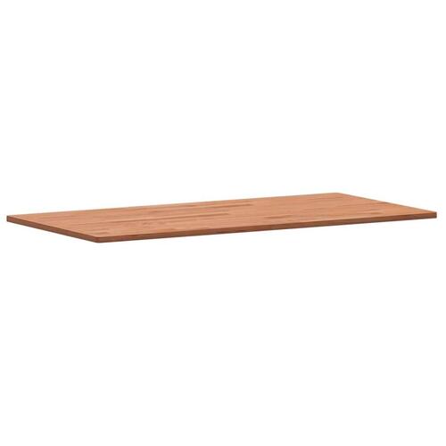 Bordplade til badeværelse 80x40x1,5 cm ubehandlet massiv bøg