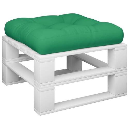 Pallehynde 50x50x12 cm stof grøn