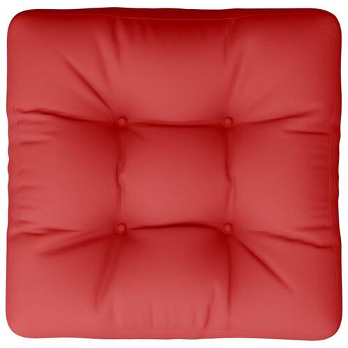 Pallehynde 60x60x12 cm stof rød